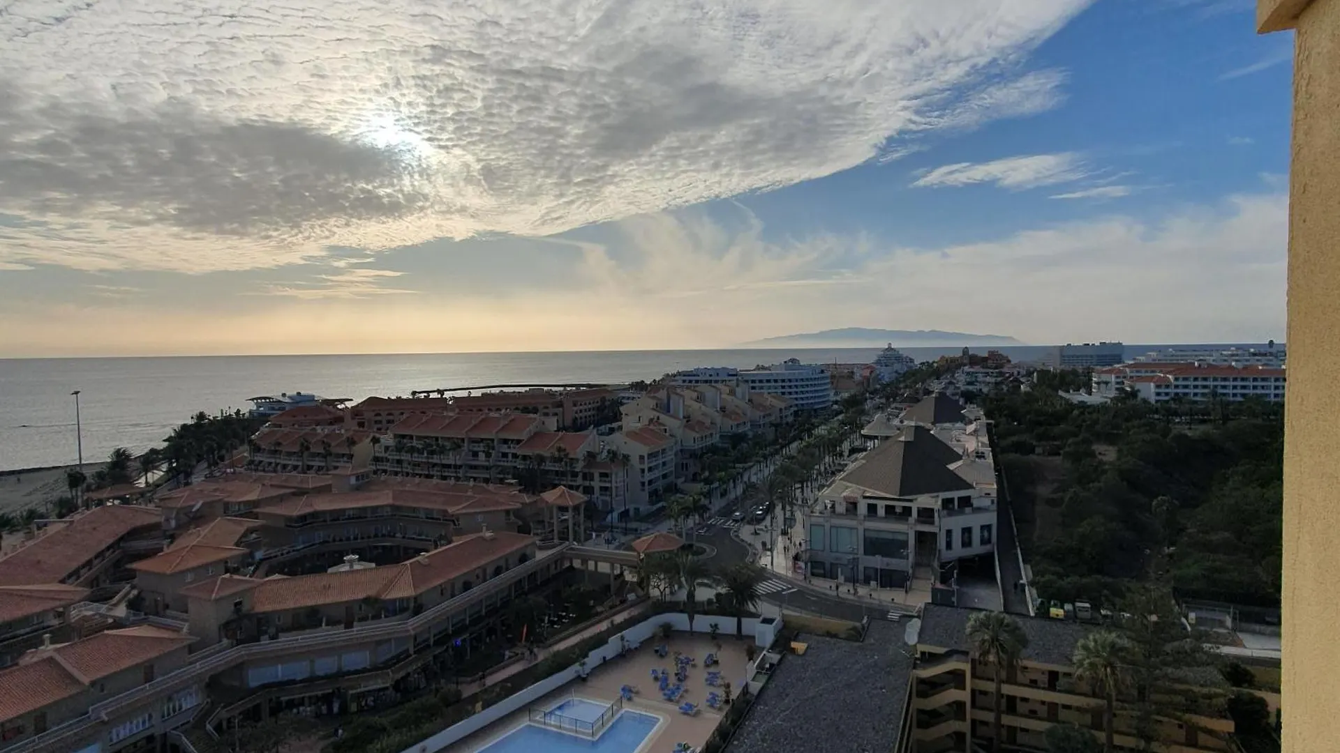 Panoramic Seaview Las Vistas Beach Studio Apartment Arona  España